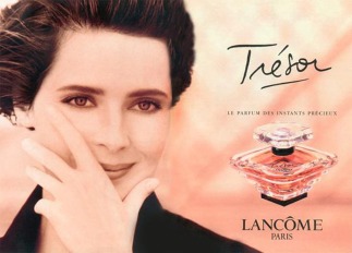Trésor - the Femine Fragrance for Treasured Moments by Lancôme model Isabella Rossellini